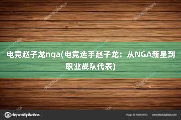 电竞赵子龙nga(电竞选手赵子龙：从NGA新星到职业战队代表)