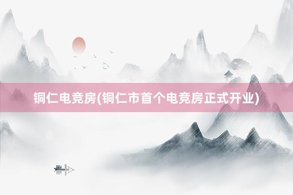 铜仁电竞房(铜仁市首个电竞房正式开业)