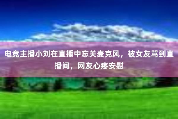 电竞主播小刘在直播中忘关麦克风，被女友骂到直播间，网友心疼安慰