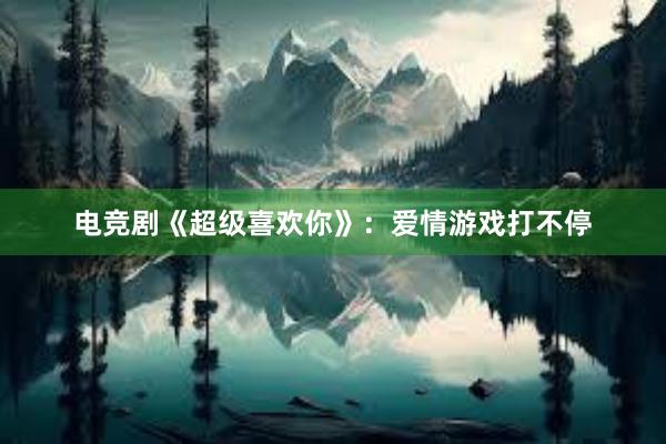 电竞剧《超级喜欢你》：爱情游戏打不停